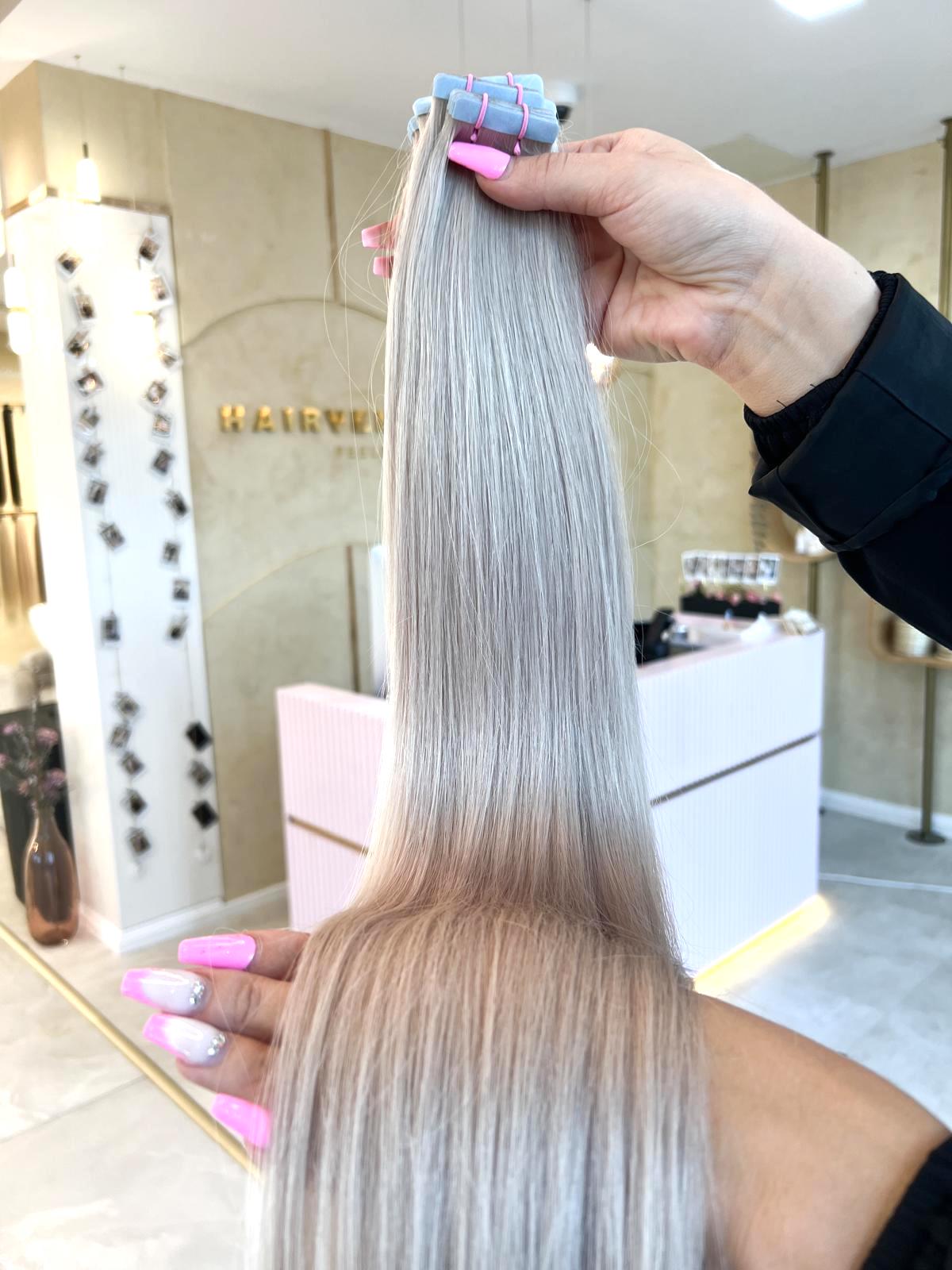 #SNOWY STANDARD RUSSISCHE TAPE EXTENSIONS ♡