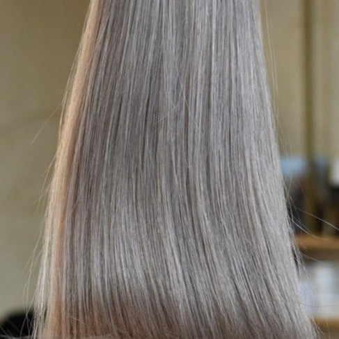 #DIRTY BLOND - INVISIBLE CLIP EXTENSIONS - DUNKELBLOND GOLD ♡
