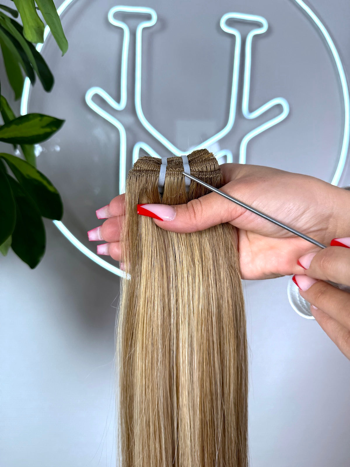 #4/27T24 US WELLIGE TRESSEN CLASSIC ECHTHAAR  65CM ♡