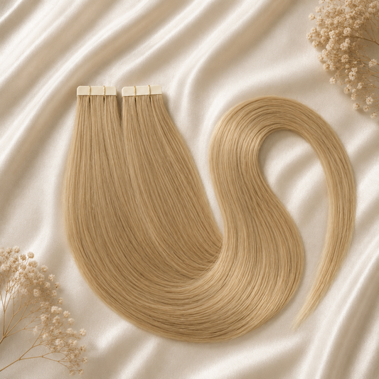 #14A DUNKELBLOND US WELLIGE TAPE 85CM ♡
