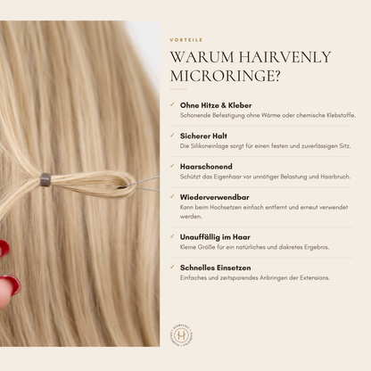 Hairvenly Microringe mit Silikon - Hairvenly Zubehör