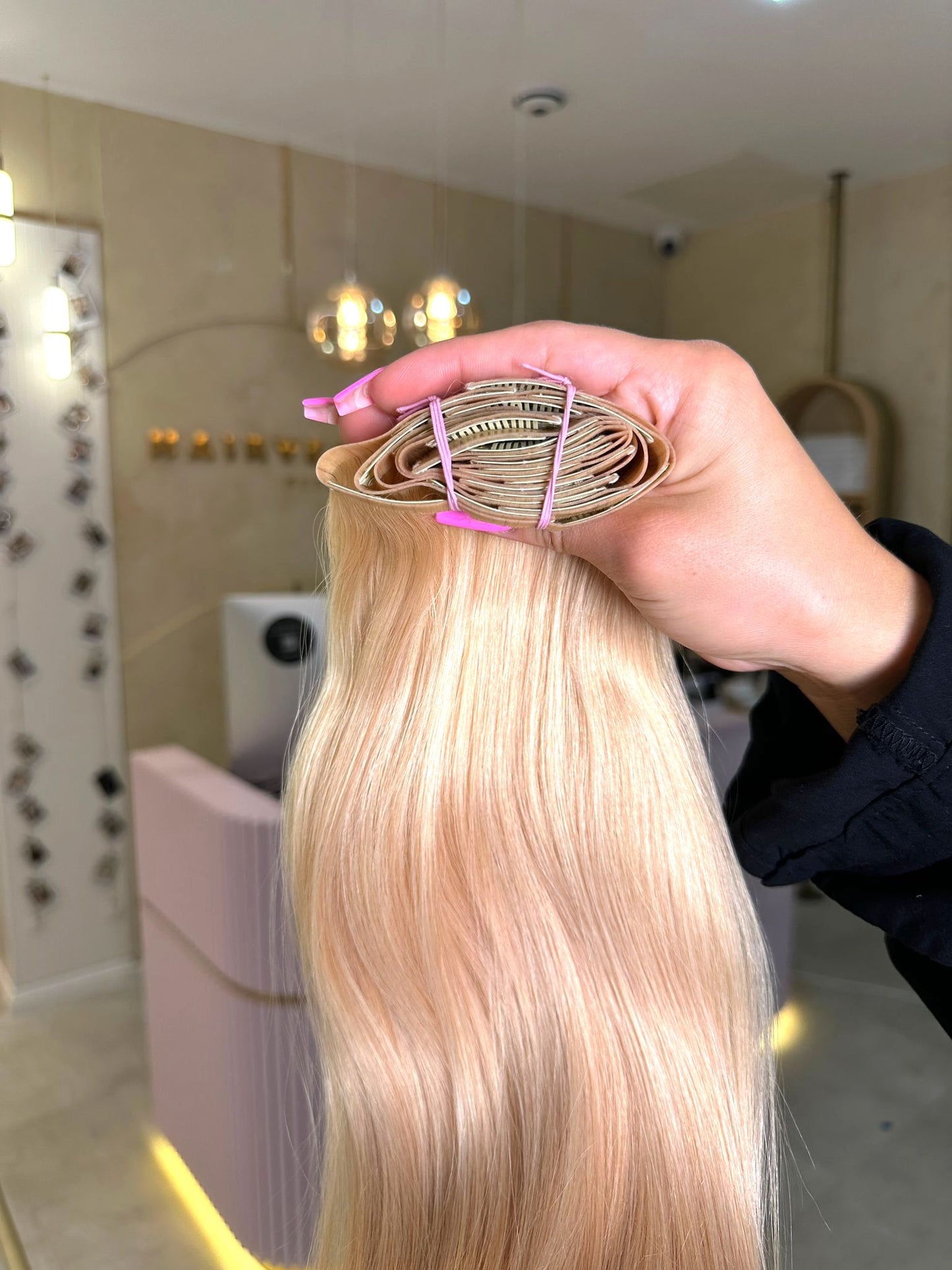 #BEACHBLOND - INVISIBLE CLIP EXTENSIONS 150G