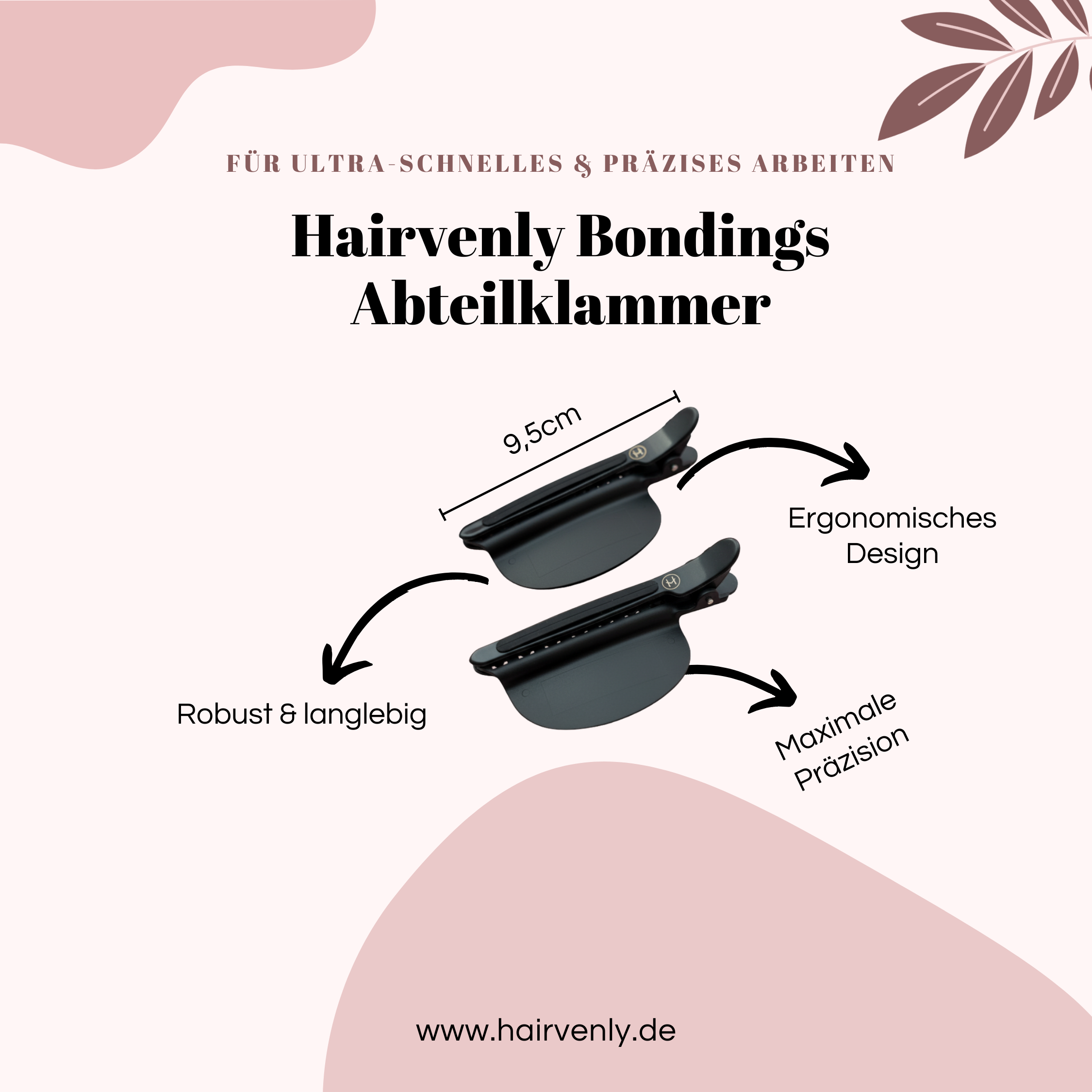 Bondings Abteilklammer für Extensions – präzises & schnelles Arbeiten