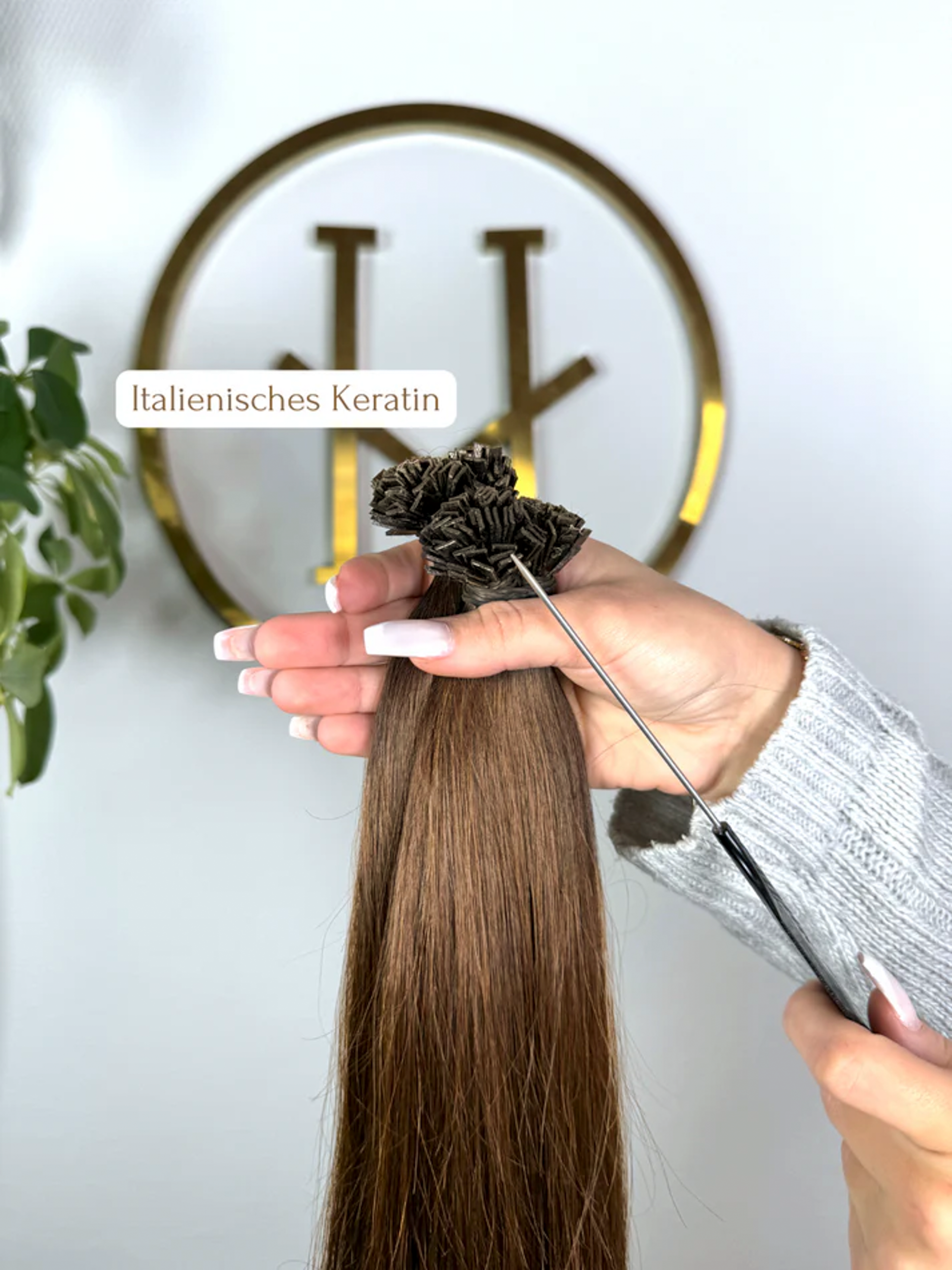 #2 SCHOKOBRAUN US WELLIGE KERATIN BONDINGS 65CM SCHOKOBRAUN ♡