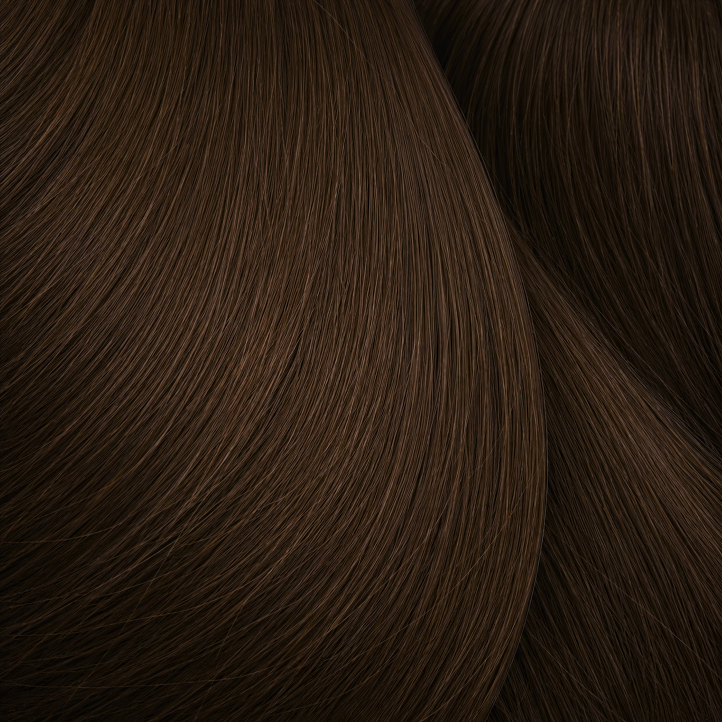 #2 Schokobraun | Echthaar Tape Extensions 55 cm | US Wellig ♡