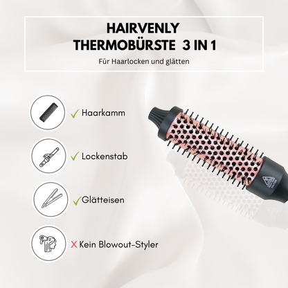 HAIRVENLY EXTENSIONS THERMOBÜRSTE - 3 IN 1