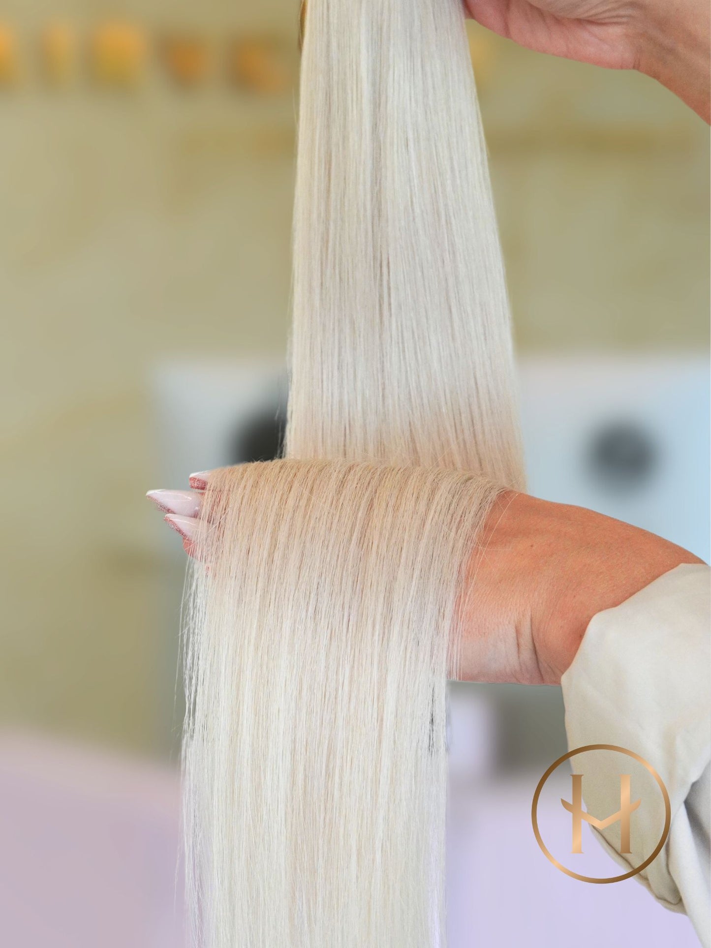 #SHINY MINI TAPE EXTENSIONS INVISIBLE