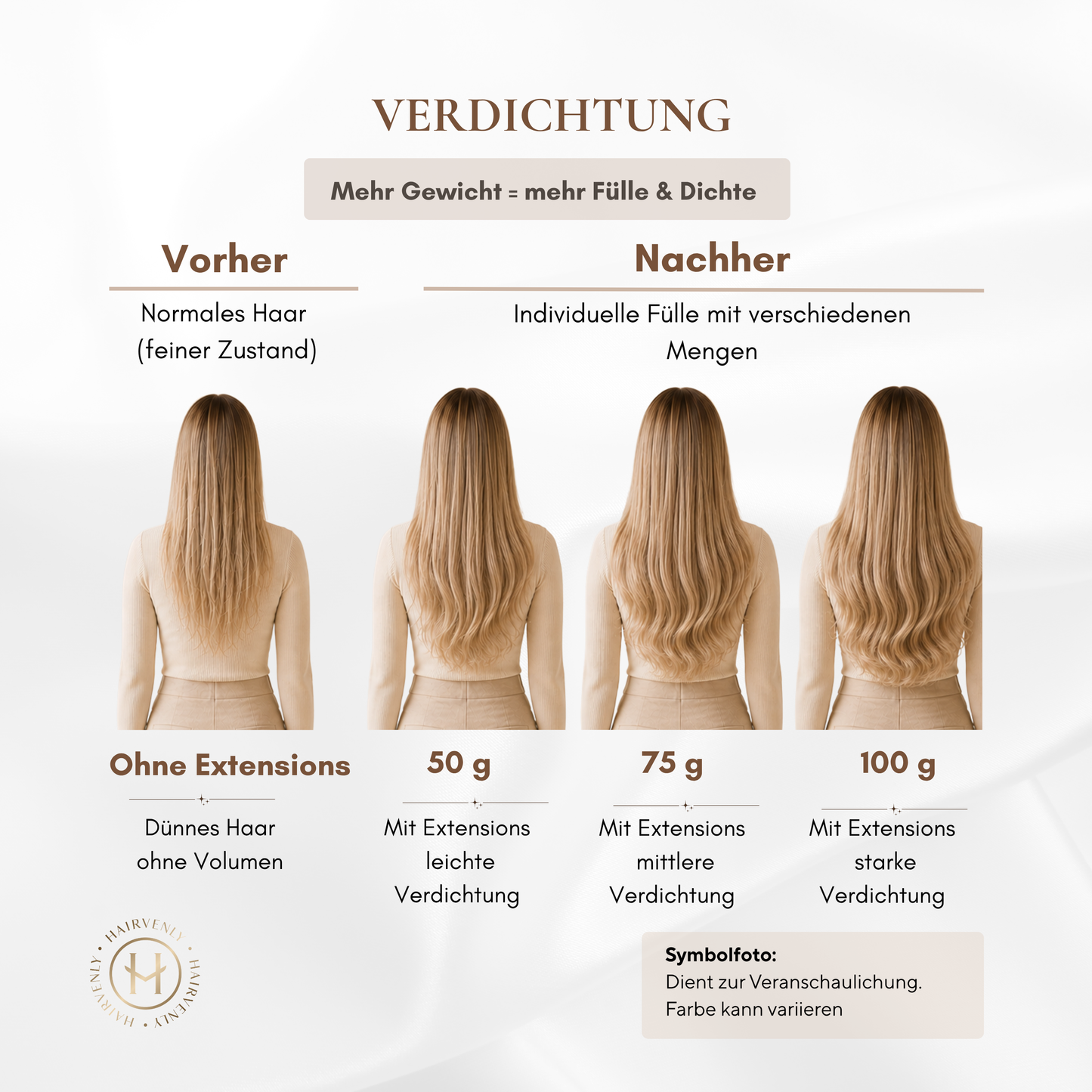 #LATTE BROWN - KÜHLES HELLBRAUN STANDARD RUSSISCHE TAPE EXTENSIONS GLATT ♡