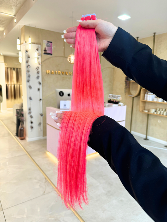 #PINK STANDARD RUSSISCHE TAPE EXTENSIONS