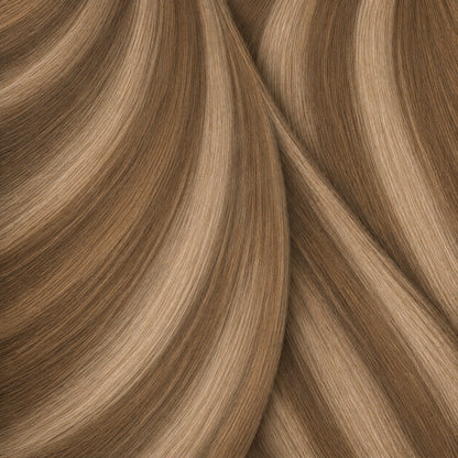 #4/27T24 Rehbraun | Echthaar Tape Extensions 45 cm | US Wellig ♡