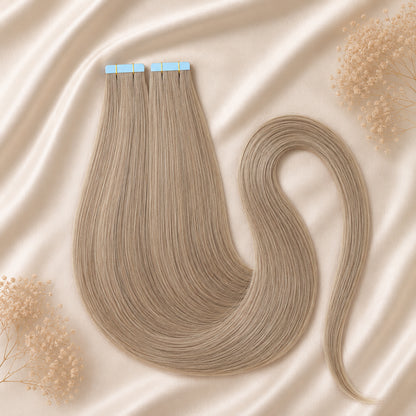 #5M/SILVER  US WELLIGE TAPE EXTENSIONS 65CM ♡
