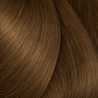 #6 Haselnussbraun | Echthaar Tape Extensions 55 cm | US Wellig ♡