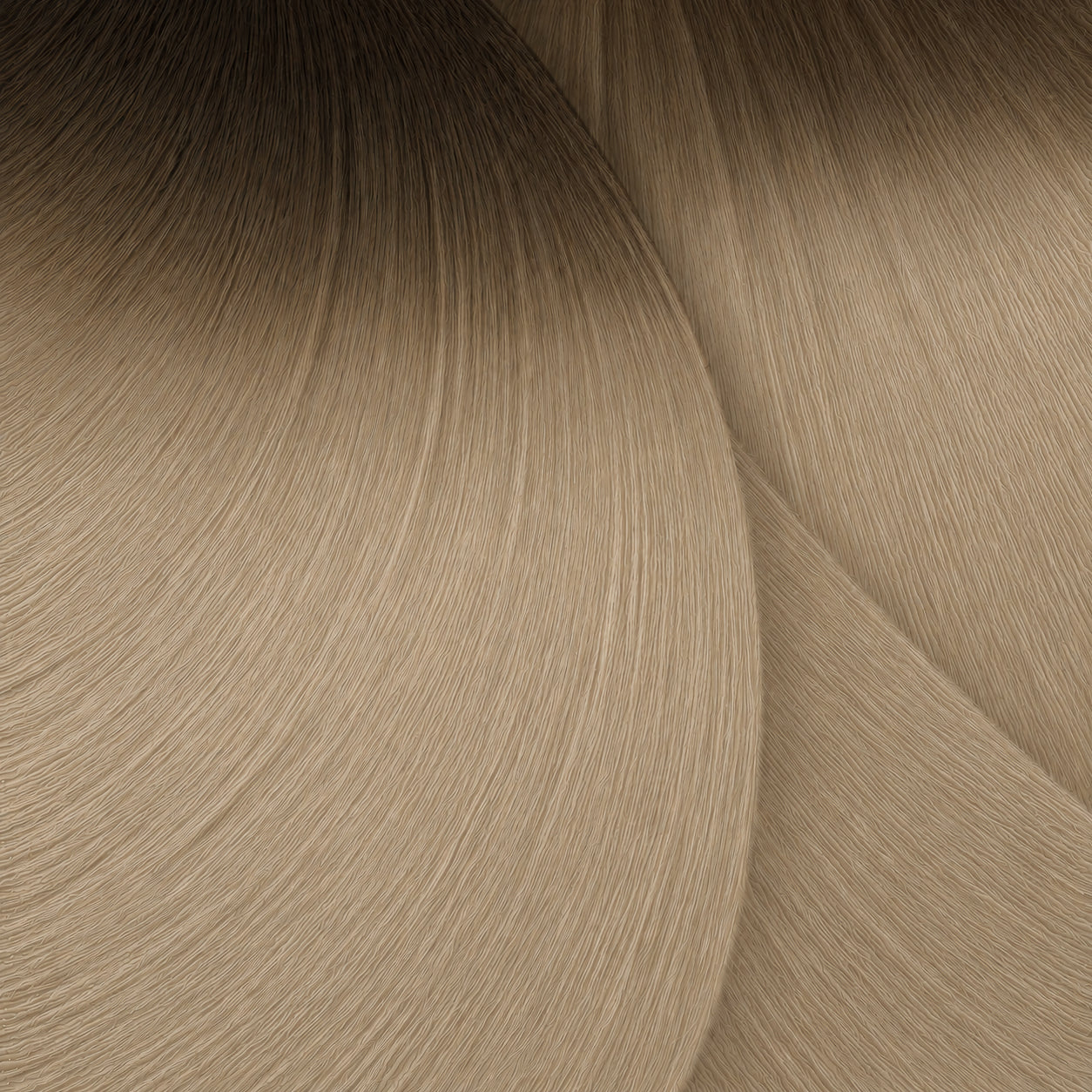 #5T18A Mittelbraun Ombré | Echthaar Tape Extensions 45 cm ♡