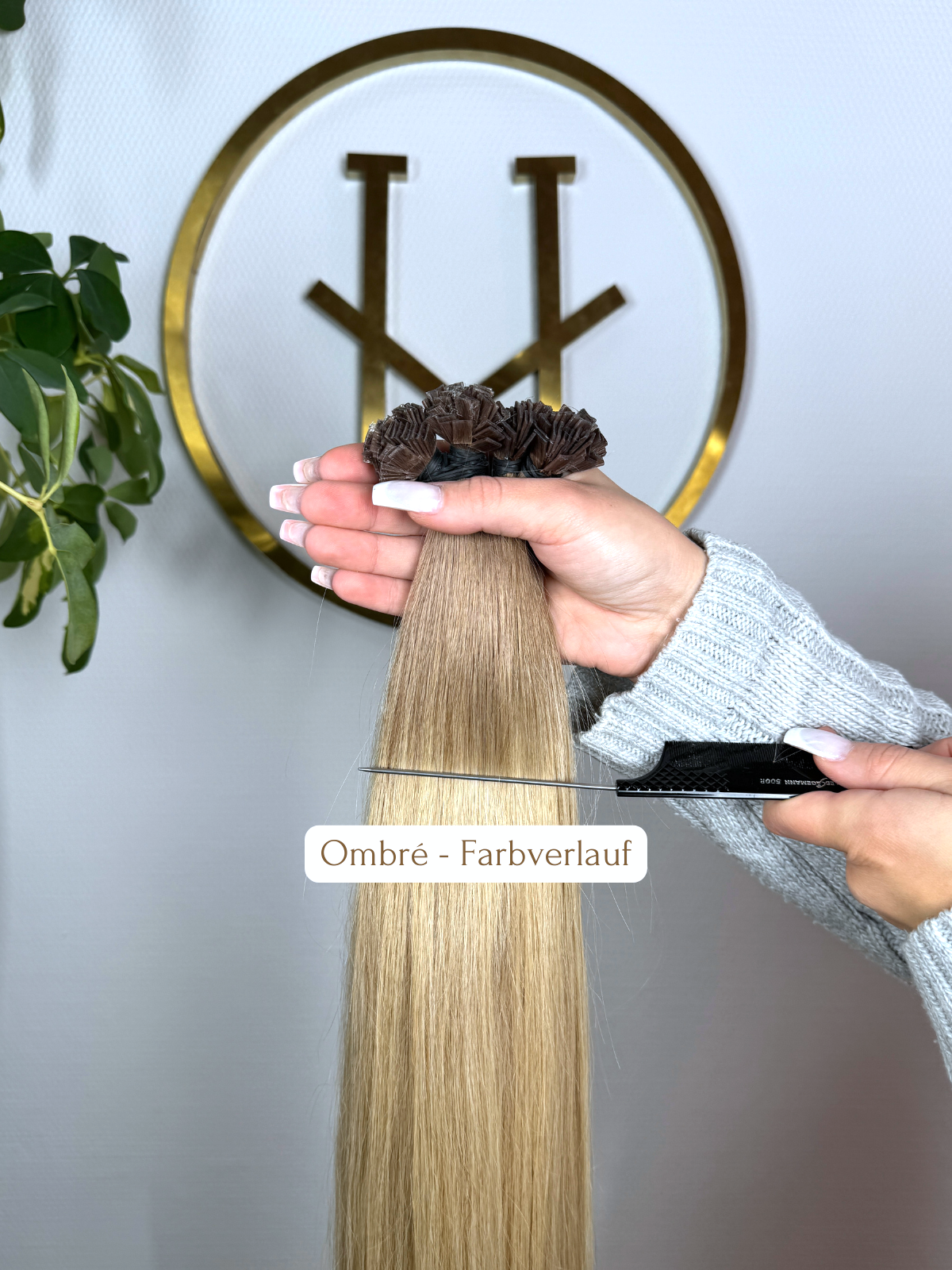 #BERGEN BLOND US WELLIGE KERATIN BONDINGS OMBRÉ SANDBLOND 65CM ♡