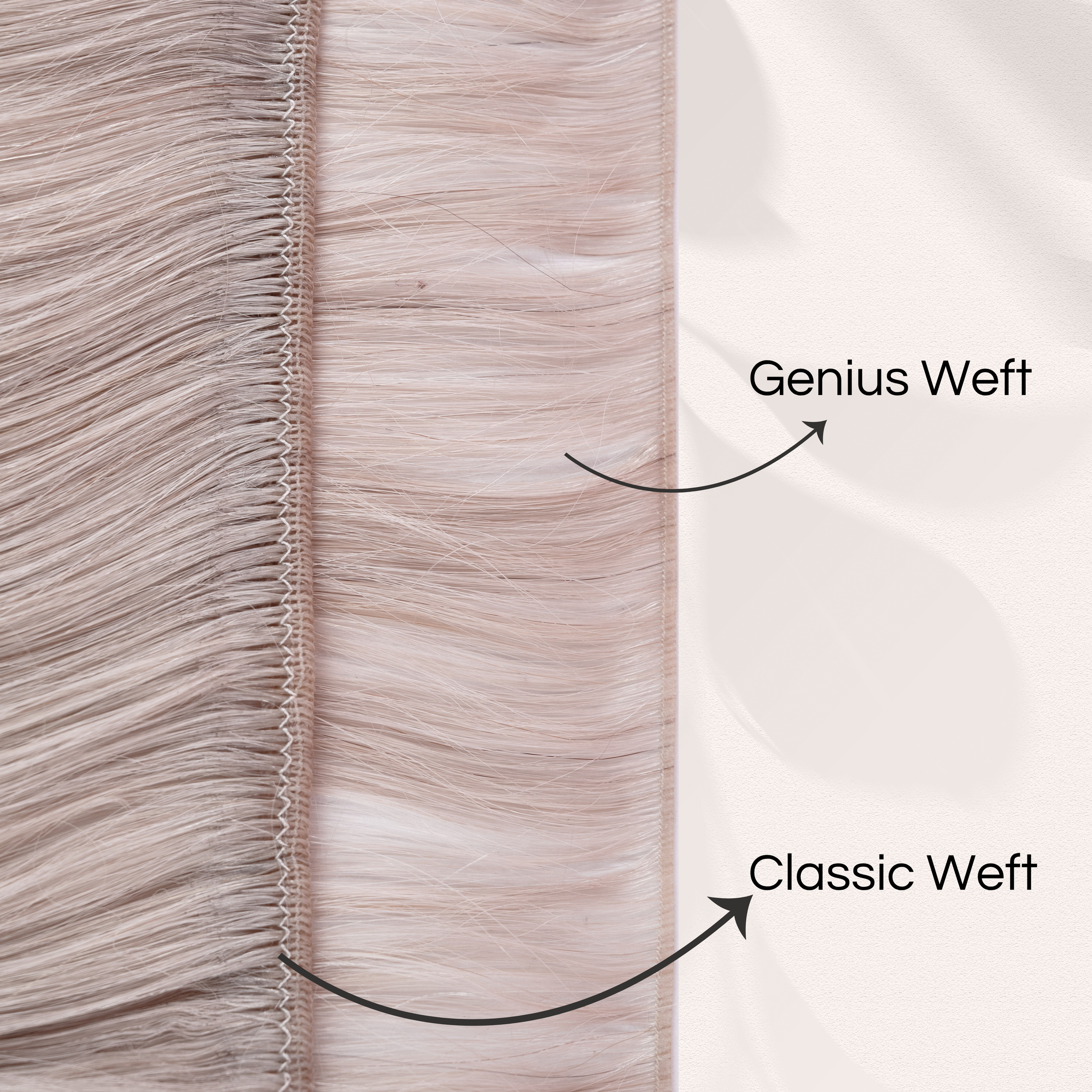 #DIRTY BLOND GENIUS WEFT RUSSISCHES GLATTES HAAR  60CM ♡