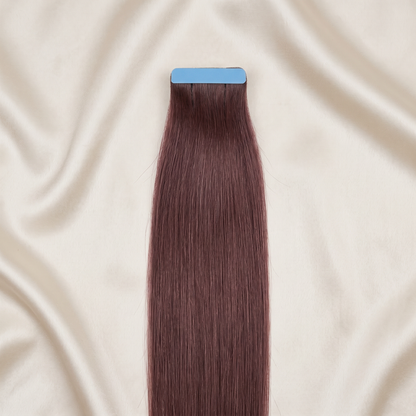#BERRY VELVET STANDARD RUSSISCHE TAPE EXTENSIONS GLATT ♡