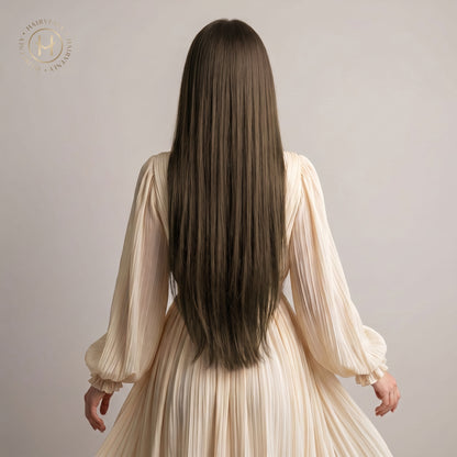 #BITTER CACAO STANDARD RUSSISCHE TAPE EXTENSIONS GLATT ♡