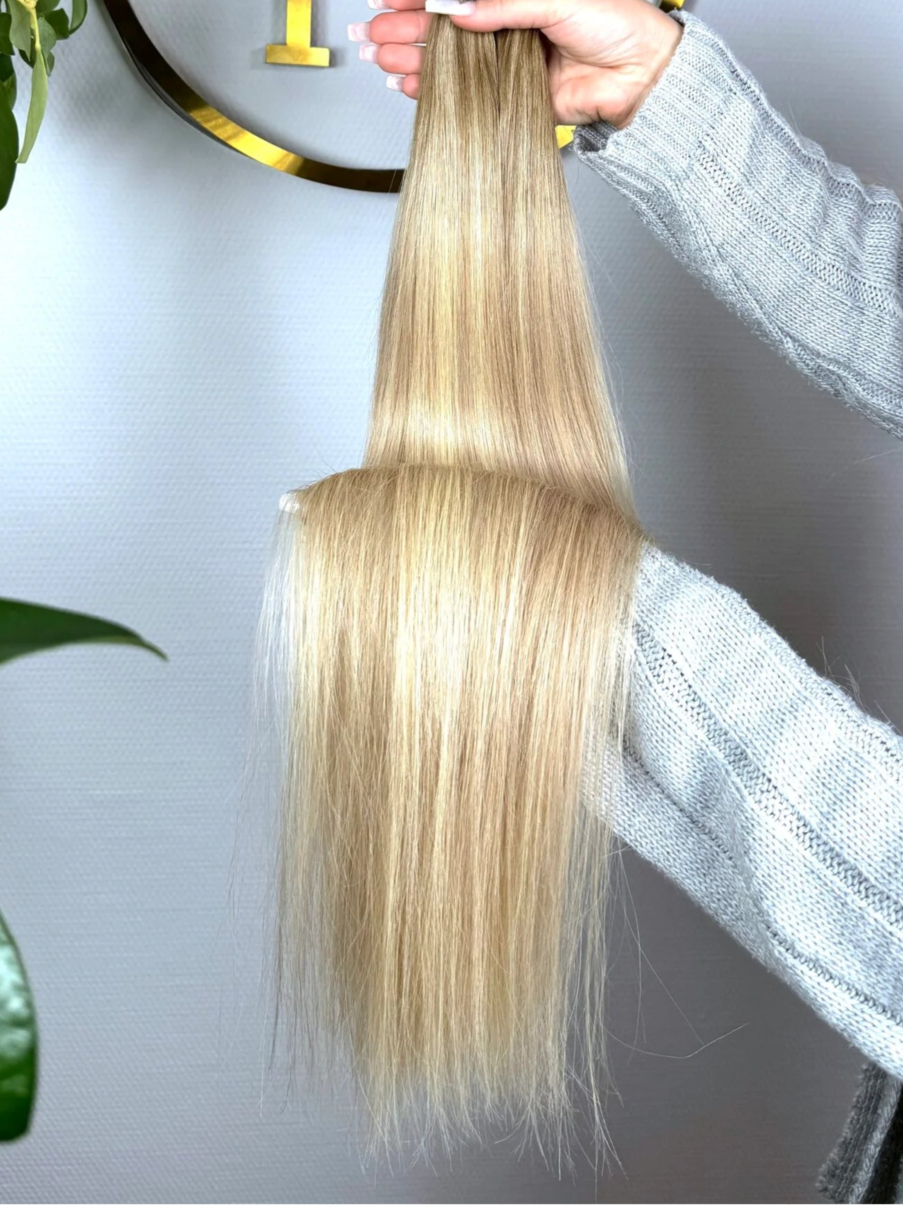 #SOFTBLONDBALAYAGE HONIGBLONDE ECHTHAAR TRESSEN 65CM