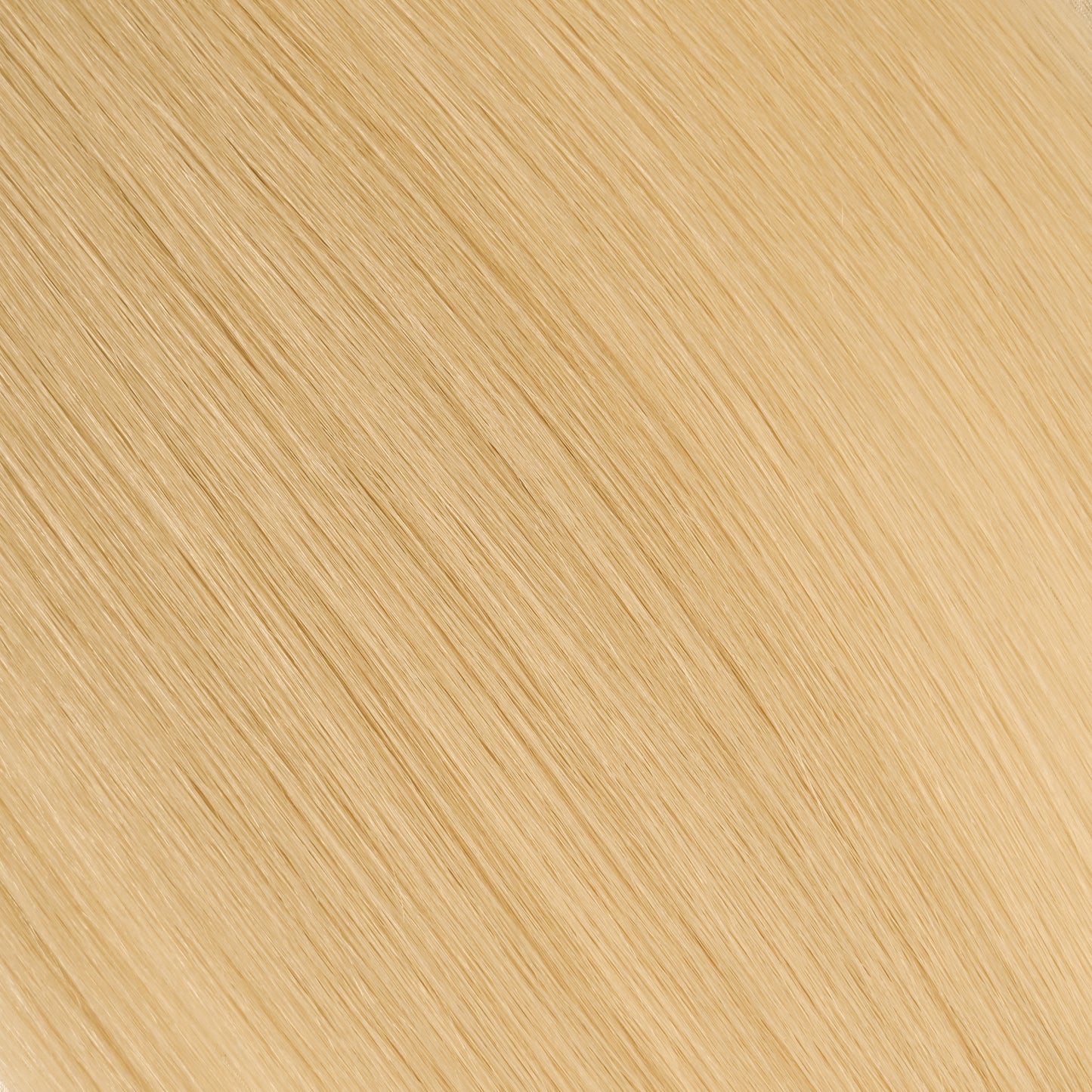 Beach Blond | Echthaar Tressen – Invisible Butterfly, glatt (RU)