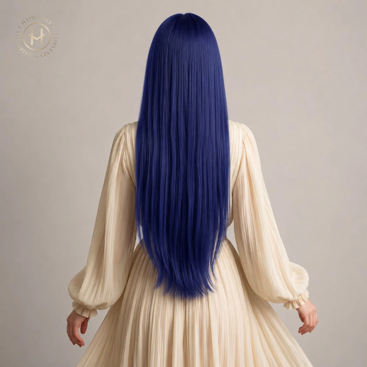 #BLAUE STANDARD RUSSISCHE TAPE EXTENSIONS GLATT ♡