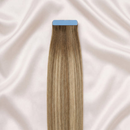 #CARAMEL FUDGE STANDARD RUSSISCHE TAPE EXTENSIONS GLATT ♡