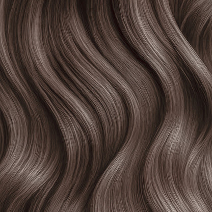 #CAPPUCCINO - INVISIBLE CLIP EXTENSIONS - DUNKELBLOND ASCH ♡