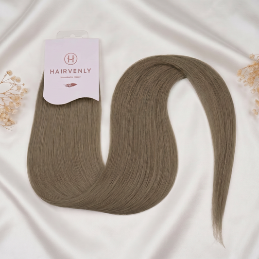 #CAPPUCCINO STANDARD RUSSISCHE TAPE EXTENSIONS GLATT ♡