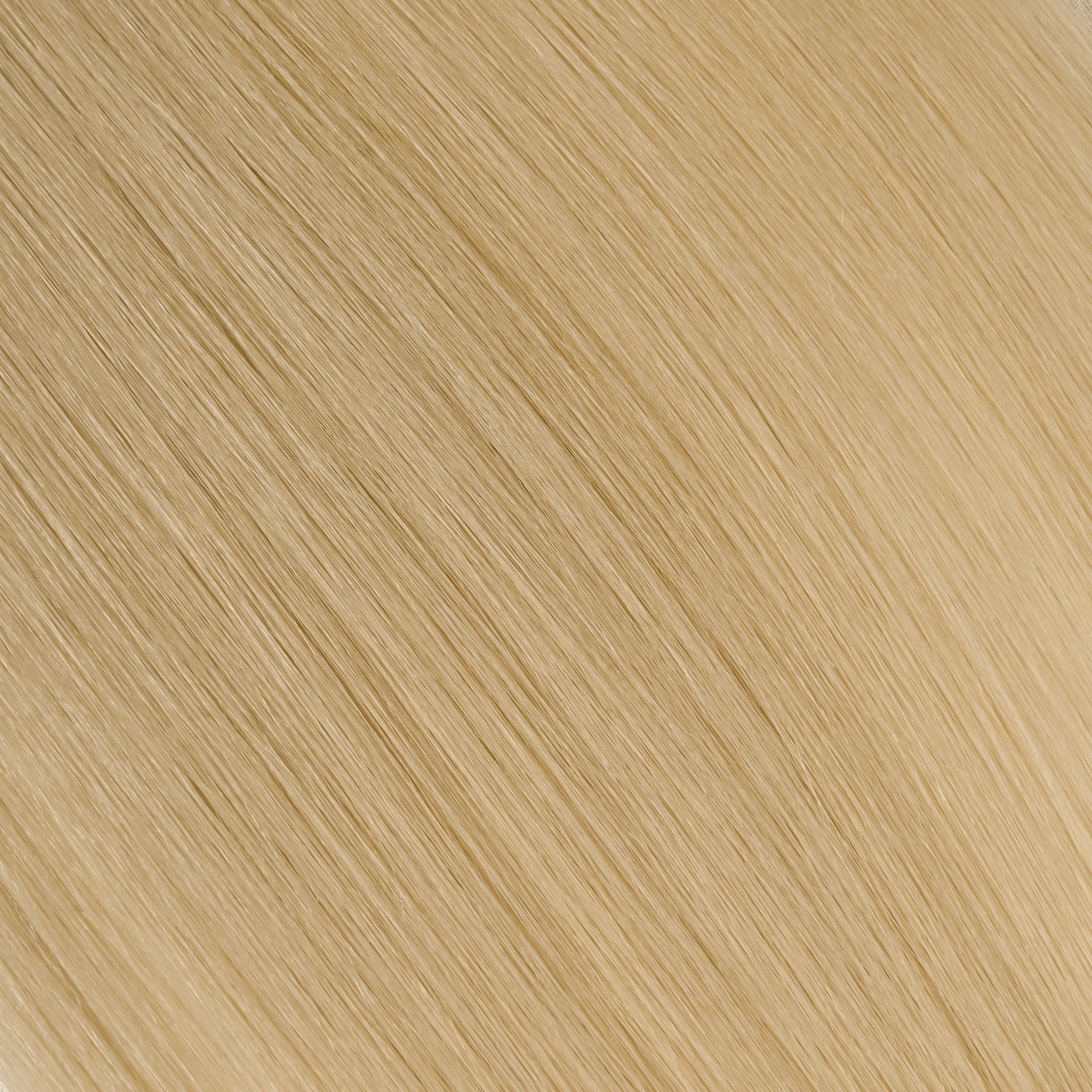 Champagne | Echthaar Tressen – Invisible Butterfly, glatt (RU)