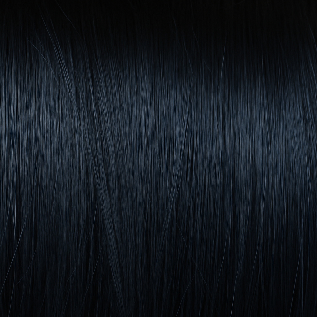 #1A - TIEFSCHWARZ US WELLIGE TRESSEN ECHTHAAR GENIUS WEFT EXTENSIONS 65CM♡