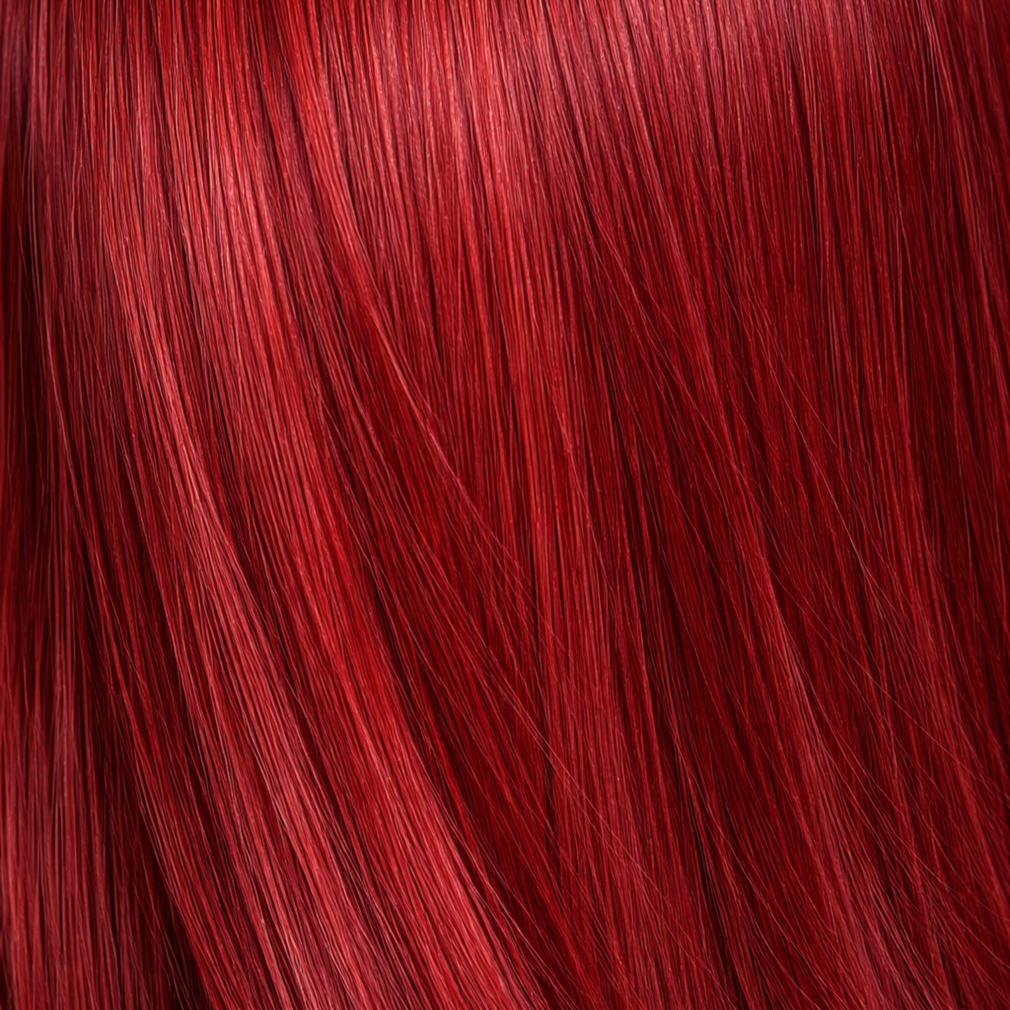 #CHERRY RED - INVISIBLE CLIP EXTENSIONS ♡