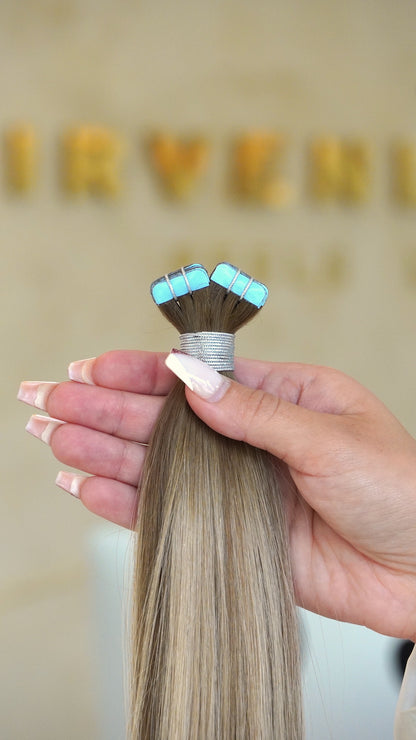 #SUN-KISSED MINI TAPE EXTENSIONS