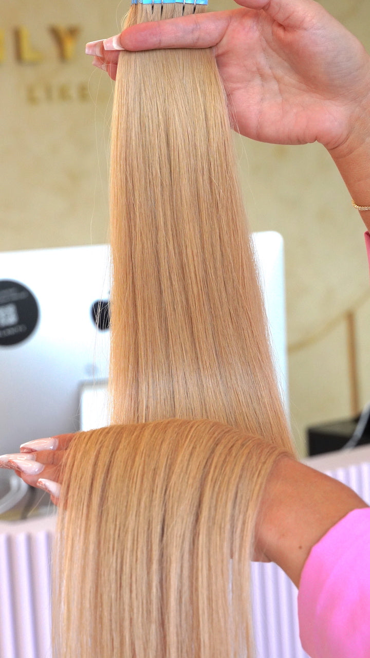 #HONEY MINI TAPE EXTENSIONS RU GLATT ♡