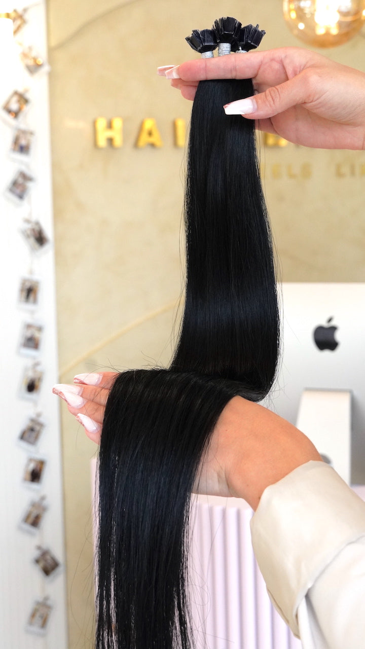 #EBONY RUSSISCHE BONDINGS GLATT 1G