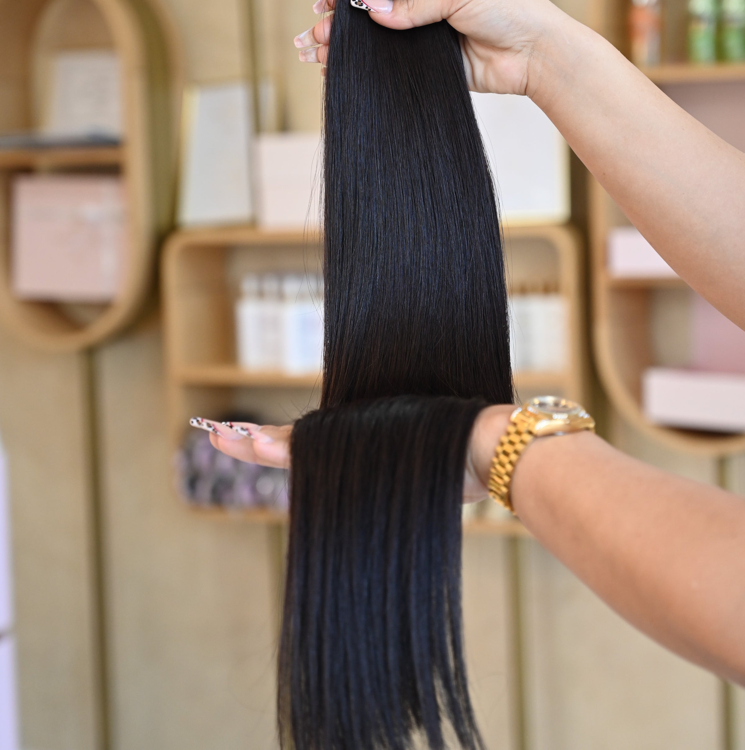 #RAW GENIUS WEFT RUSSISCHES GLATTES HAAR  60CM ♡