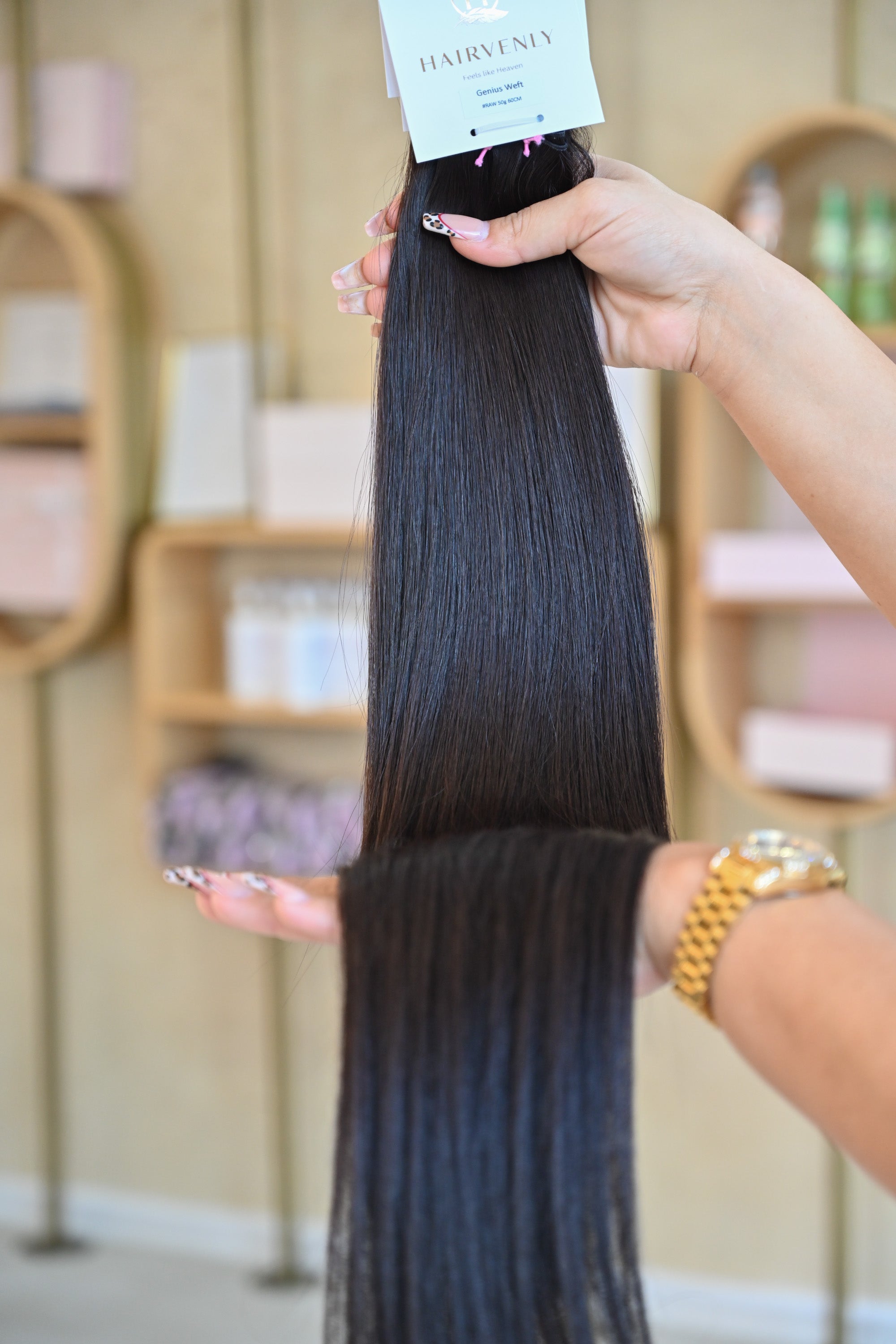 #RAW GENIUS WEFT RUSSISCHES GLATTES HAAR  60CM ♡
