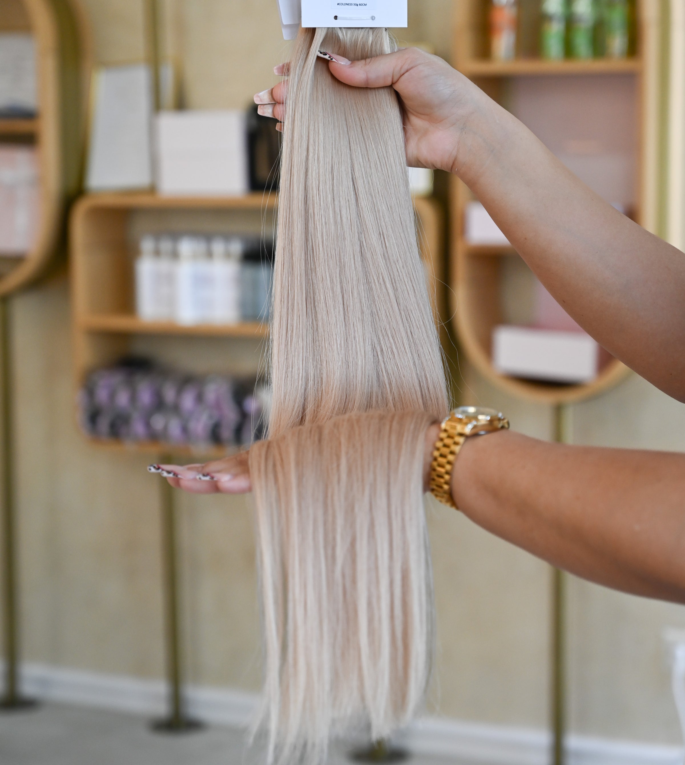 #COLDNESS GENIUS WEFT RUSSISCHES GLATTES HAAR  60CM ♡