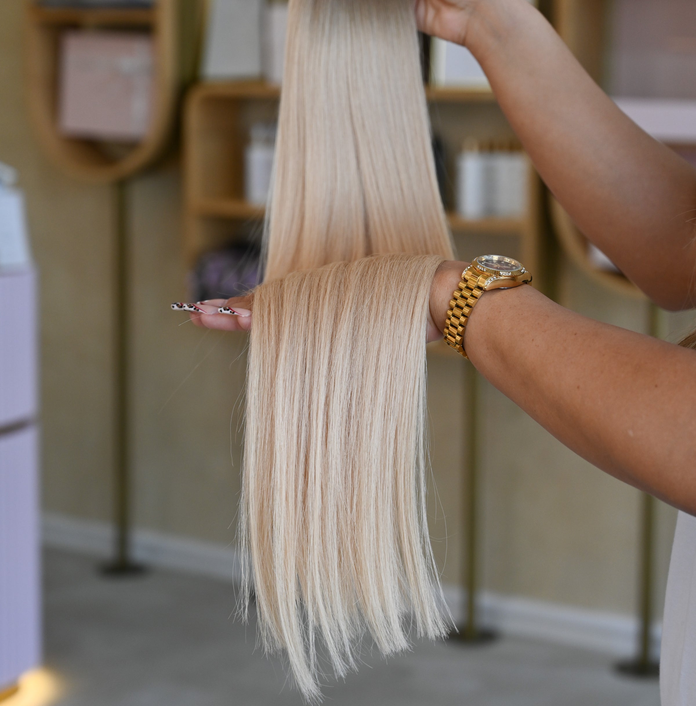 #DESERT GENIUS WEFT RUSSISCHES GLATTES HAAR  60CM ♡