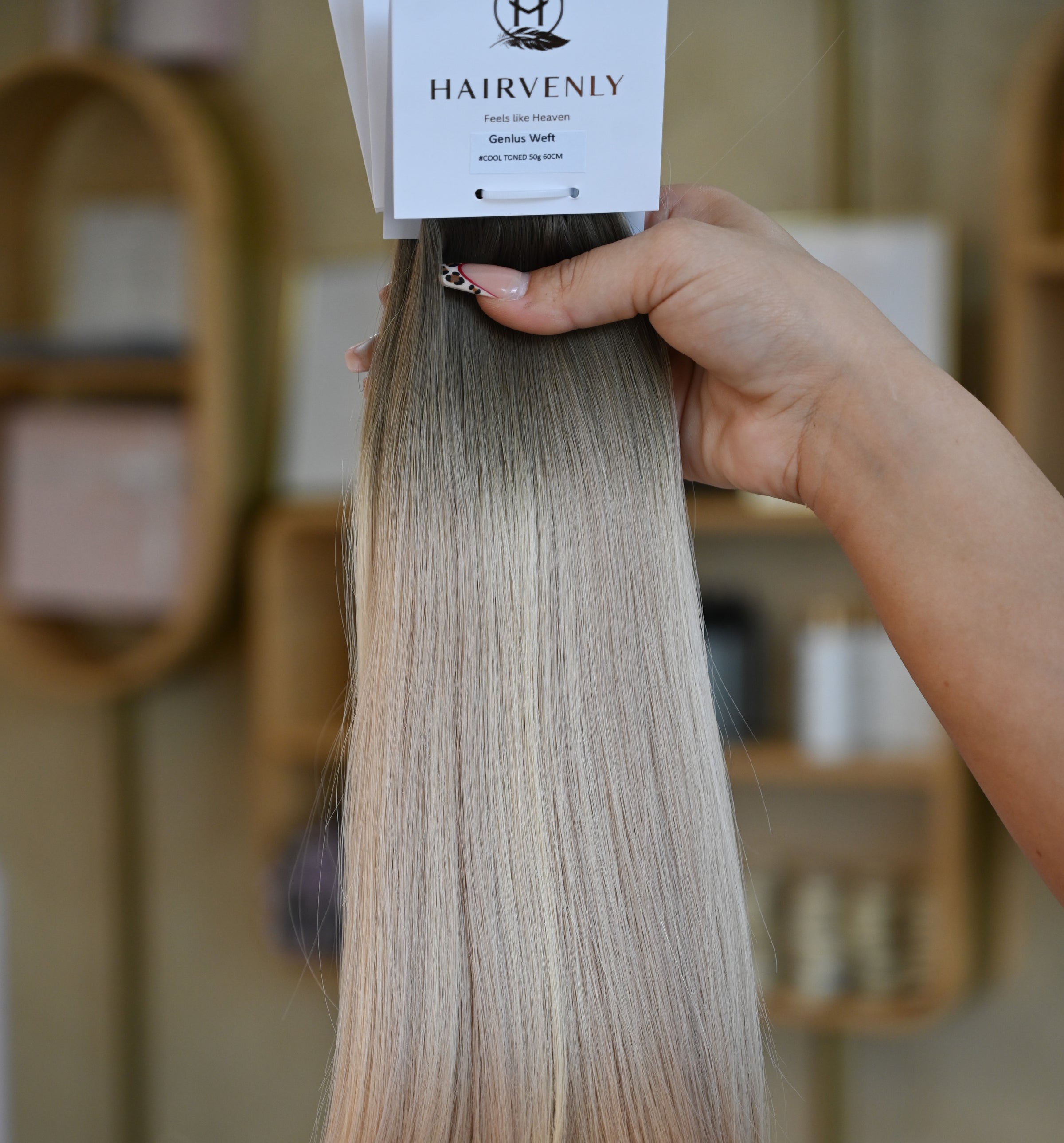 #COOL TONED GENIUS WEFT RUSSISCHES GLATTES HAAR  60CM ♡