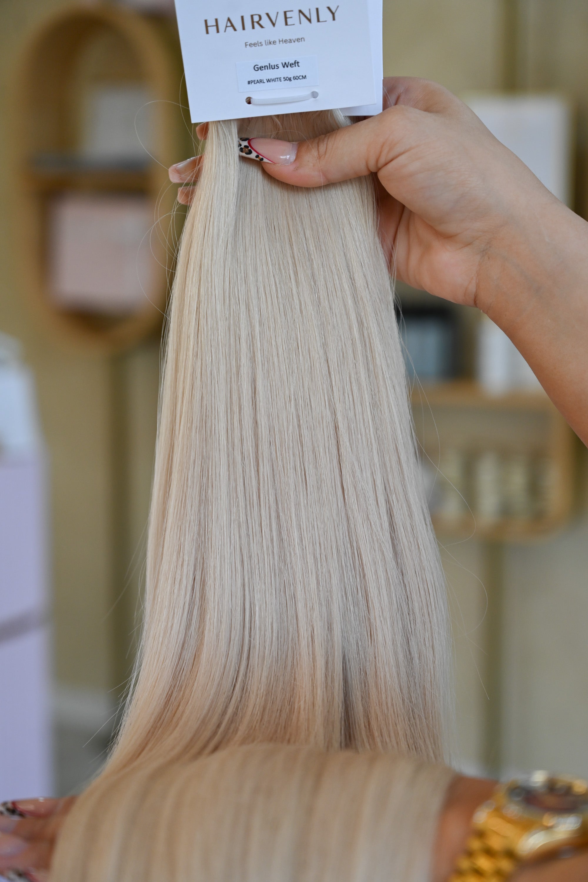 #NORVEGIAN GENIUS WEFT RUSSISCHES GLATTES HAAR  60CM ♡