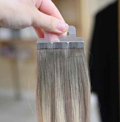 #LATTE BALAYAGE MINI TAPE EXTENSIONS