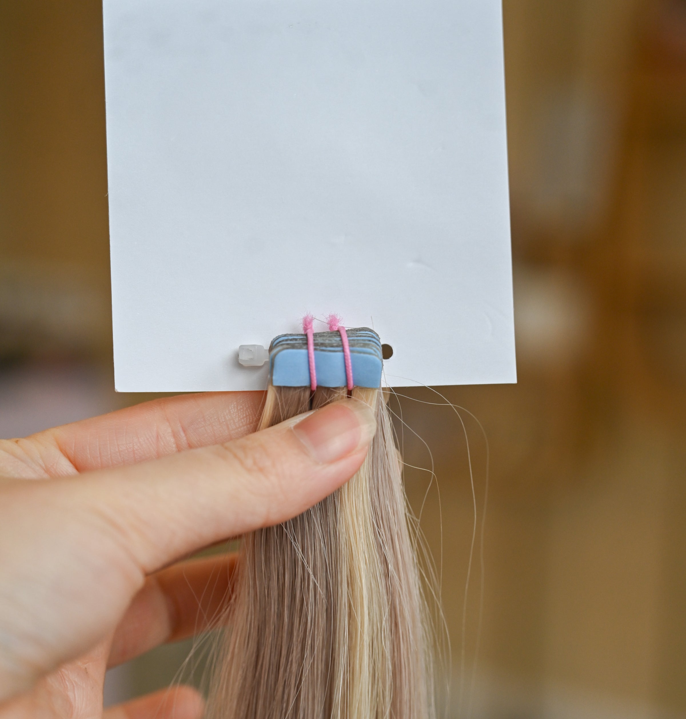 #BUTTER CREAM MINI TAPE EXTENSIONS RU GLATT ♡