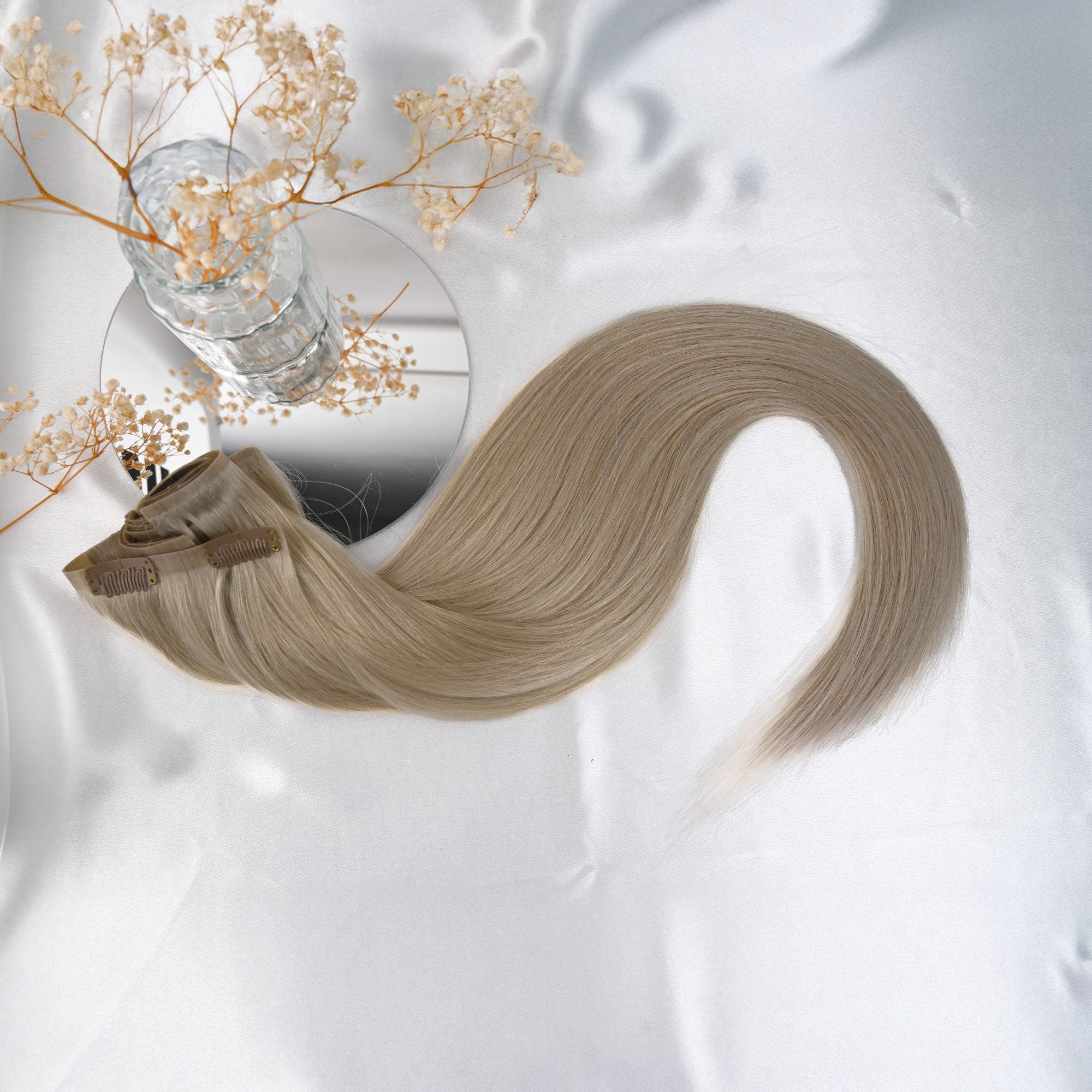 #TAUPE - INVISIBLE CLIP EXTENSIONS 225G