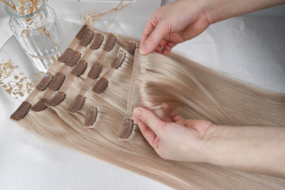#TAUPE - INVISIBLE CLIP EXTENSIONS