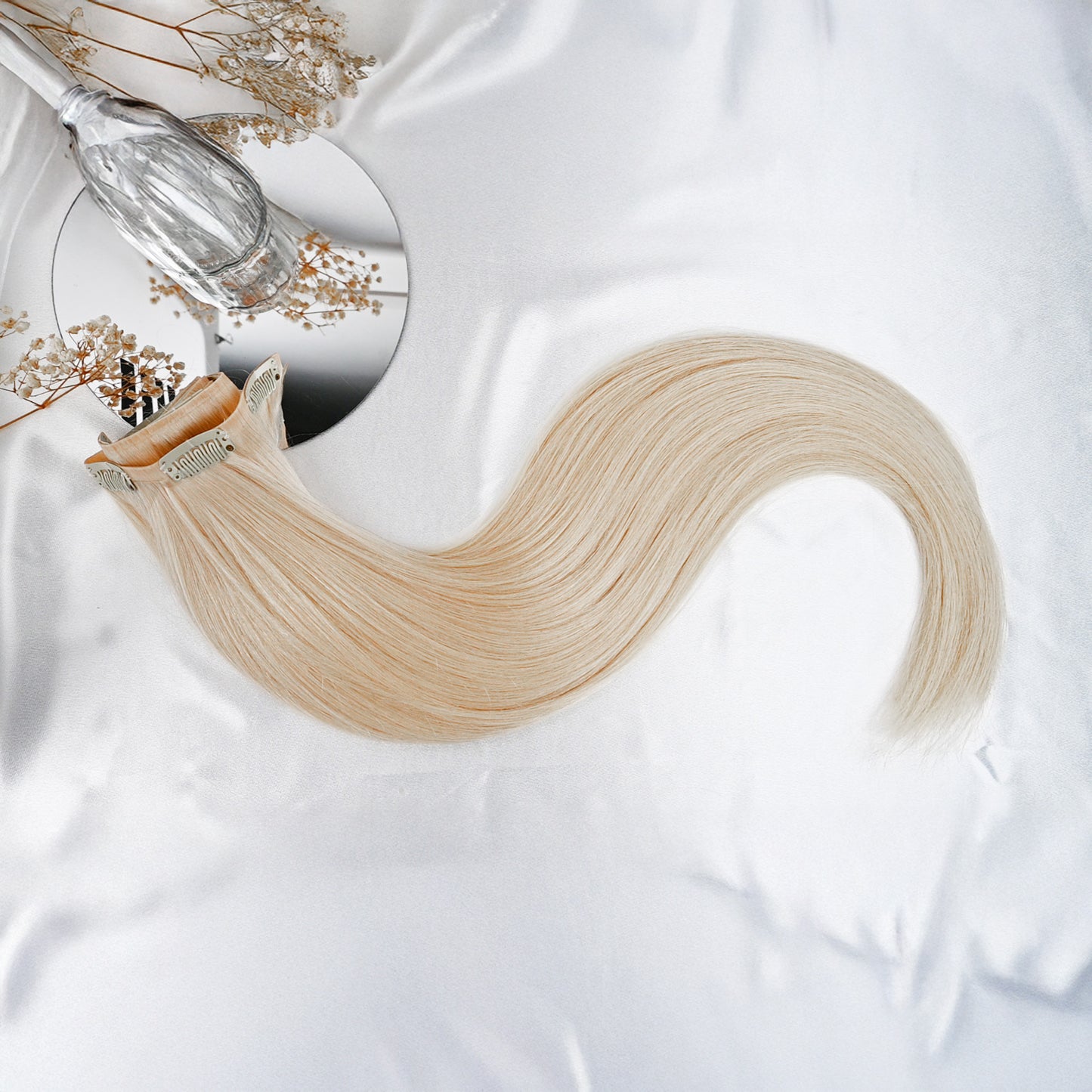 #PLATIN - INVISIBLE CLIP EXTENSIONS - LIGHTBLOND ♡
