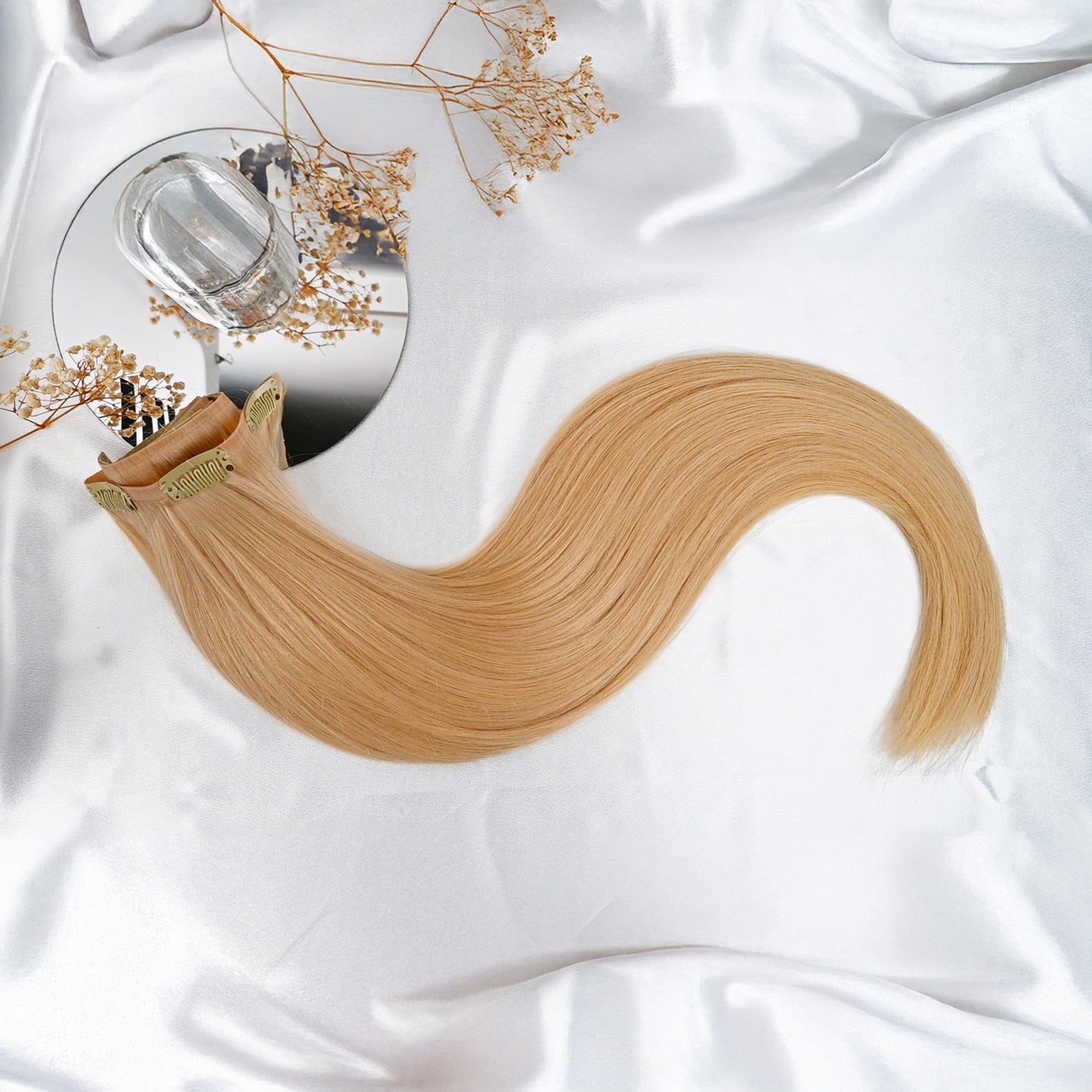 #HONEY - INVISIBLE CLIP EXTENSIONS - HONIGBLOND ♡