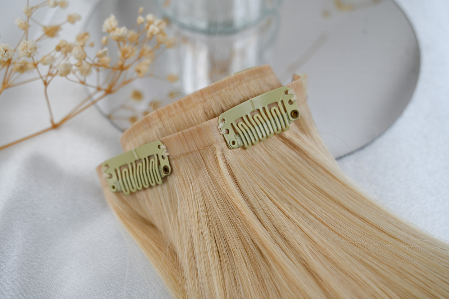 #HONEY - INVISIBLE CLIP EXTENSIONS - HONIGBLOND ♡