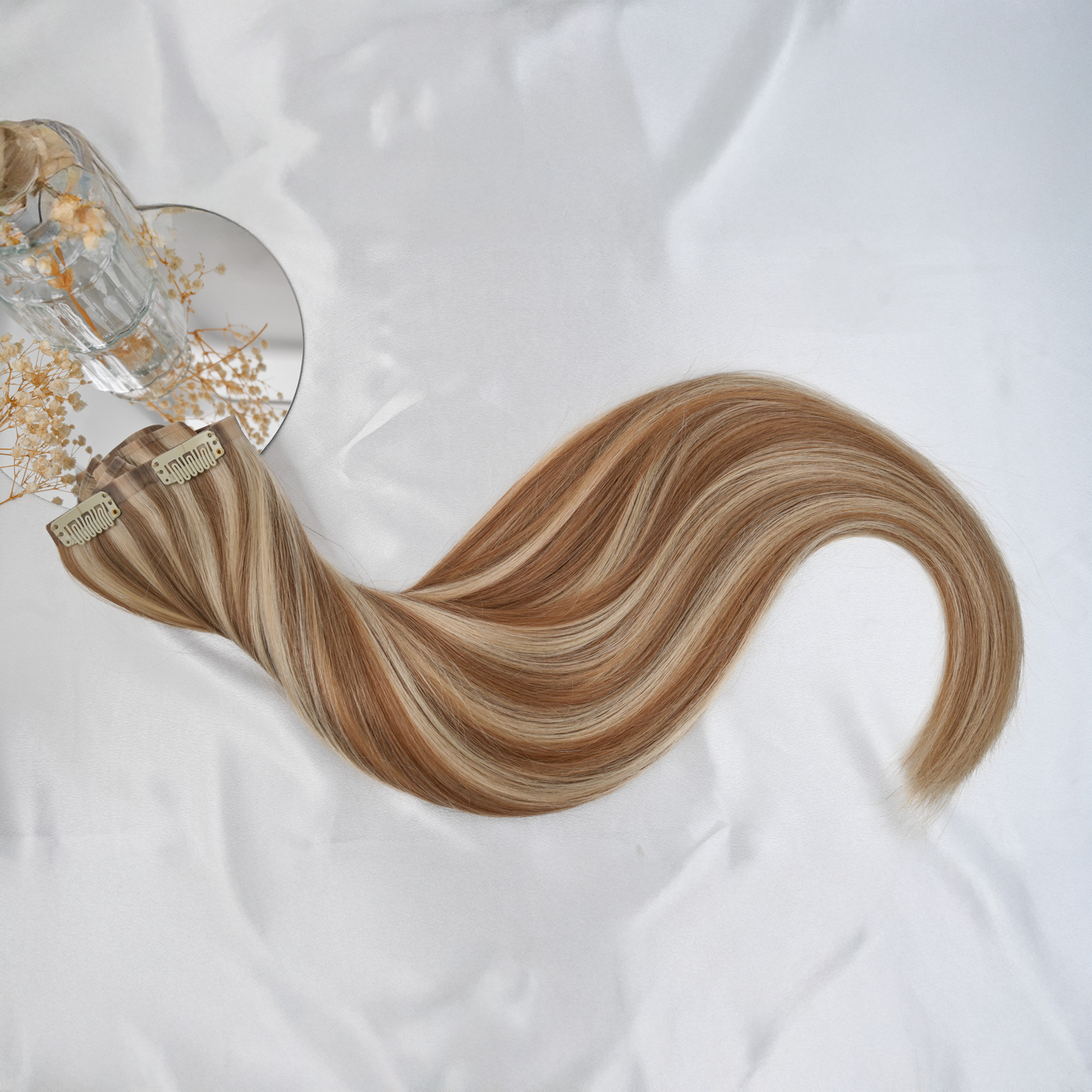 #MACADAMIA GLOW - INVISIBLE CLIP EXTENSIONS ♡