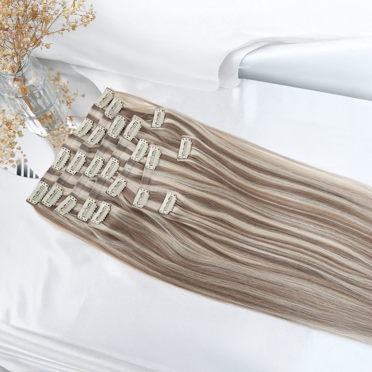 #BUTTER CREAM - INVISIBLE CLIP EXTENSIONS ♡