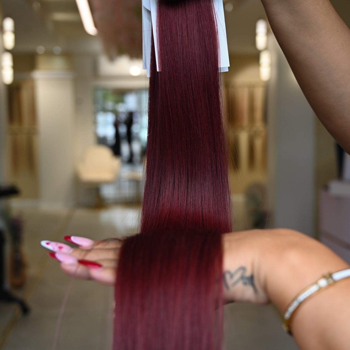 #BERRY VELVET STANDARD RUSSISCHE TAPE EXTENSIONS ♡