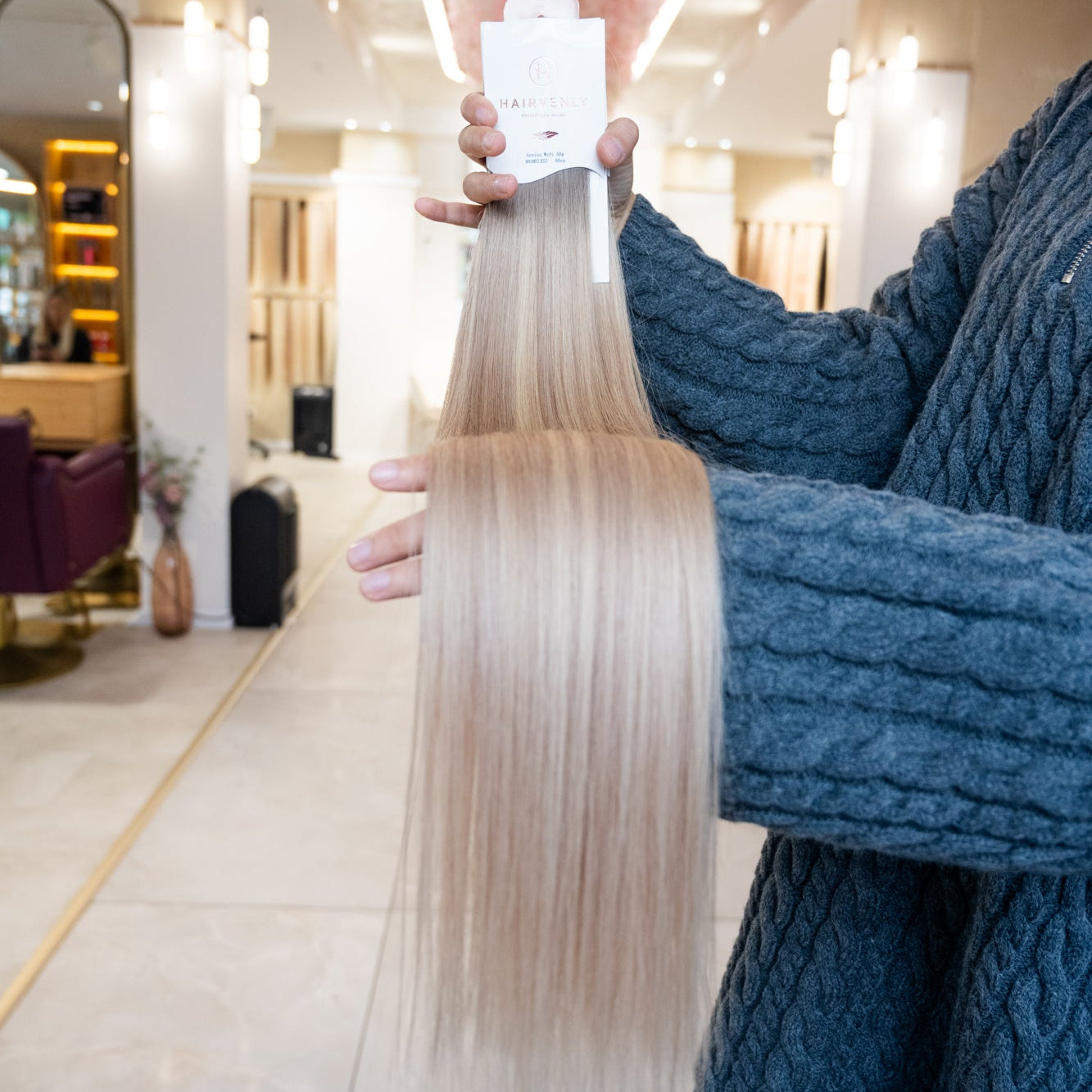 #NAMELESS GENIUS WEFT RUSSISCHES GLATTES HAAR  60CM ♡